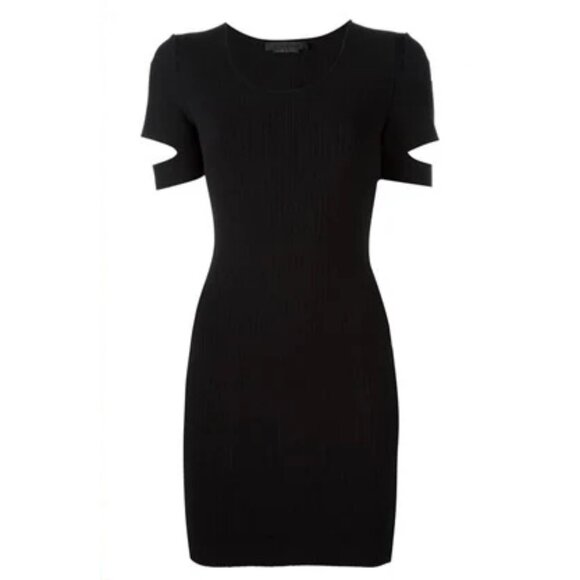 Alexander Wang Slit Sleeve Knit Dress ASO Isabelle Lightwood - Picture 2 of 9
